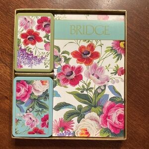 NWOT Caspari bridge set